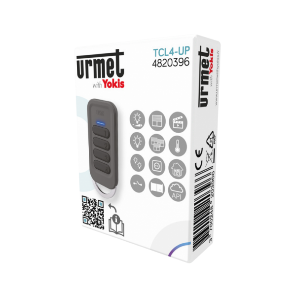 Yokis - Up - Télécommande - 4 canaux - Zigbee - Réf : TLC4-UP