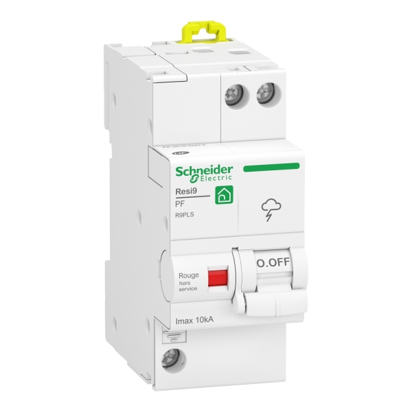 Schneider - XP Resi9 - Parafoudre Combi - 10kA - 1P+N - sans accessoires - Réf : R9PLS