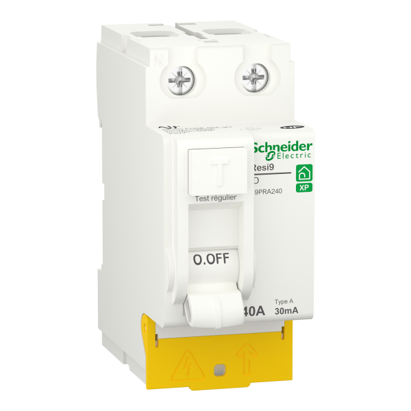 SCHNEIDER - Inter différentiel Resi9 XP 2P - 40A - 30ma - Type A - R9PRA240