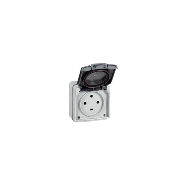 Legrand Plexo - Prise de courant 3P+T 20A - saillie - IP55/IK08 - Réf : 091656