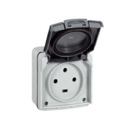 Legrand Plexo - Prise de courant 3P+T 20A - saillie - IP55/IK08 - Réf : 091656