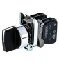 Schneider - Harmony XB4 - Bouton tournant noir Ø22 - à manette - 3 positions Fixes- 2F - Réf. XB4BD33