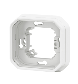 Legrand Plexo - LOT de 10 supports plaque étanche - Encastré - 1 poste - Blanc - Réf : 069692Lx10