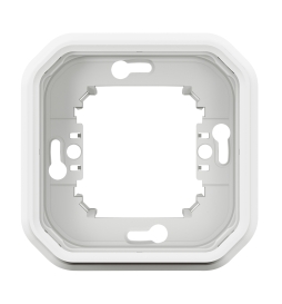 Legrand Plexo - LOT de 10 supports plaque étanche - Encastré - 1 poste - Blanc - Réf : 069692Lx10