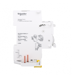 Schneider - Acti9 iDT40 - Module détecteur arc différentiel 30mA ASI 1PN 25A - Réf. A9TYA4625