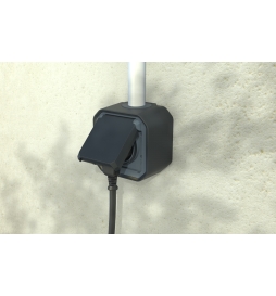 Legrand - LOT de 10 prises de courant 2P+T 16A étanche Plexo Saillie - IP55/IK08 - 250V - Anthr - Réf : 069791Lx10