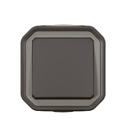 Legrand - LOT de 10 interrupteurs/va-et-vient étanche Plexo - saillie 10AX - 250V - IP55 - Anthracite - Réf : 069761Lx10