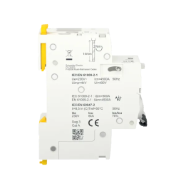 Schneider - Disjoncteur différentiel Acti9 iDD40T - Type A-SI - 1P+N - 4,5/6kA - 30mA - 16A - courbe C - Réf : A9DB2616