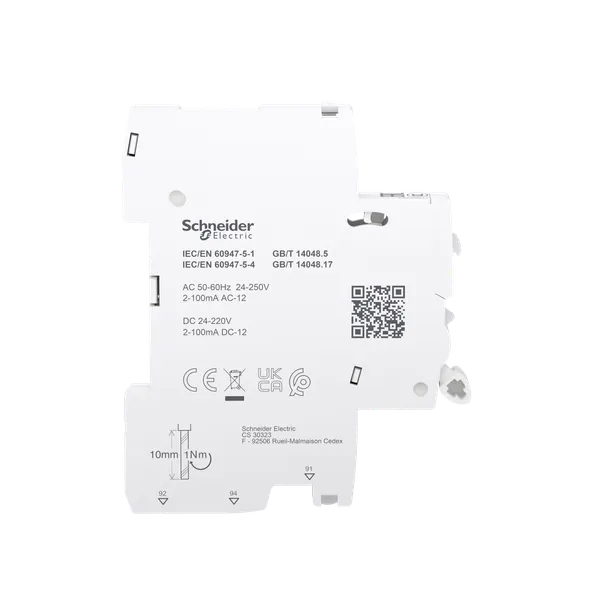 Schneider - Acti9 - iSD - Contact signal défaut - 240...415VCA - 24...130VCC - Réf : A9A26927