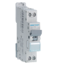 HAGER - Disjoncteur - 1P+N - 2A - Courbe C - 4500A/6KA - Réf : MJT702