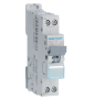 HAGER - Disjoncteur - 1P+N - 10A - Courbe C - 4500A/6KA- Réf : MJT710