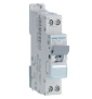 HAGER - Disjoncteur - 1P+N - 40A - VIS/VIS - Courbe C - 6KA - Réf : MJT740