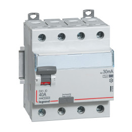 LEGRAND - Interrupteur différentiel DX3-ID 4P 40A - 30mA - Type F+ module 4P - 411695+406301