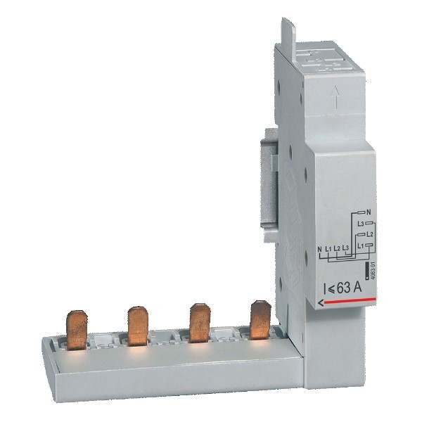 LEGRAND - Interrupteur différentiel DX3-ID 4P 63A - 30mA - AC + module 4P - 411662+406301