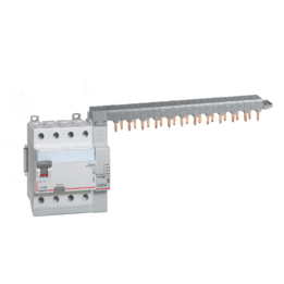 LEGRAND - Interrupteur différentiel DX3-ID 4P 63A - 30mA - AC + module 4P - 411662+406301+405201