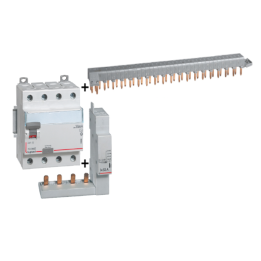 LEGRAND - Interrupteur différentiel DX3-ID 4P 40A - 30mA - A + module 4P - 411675+406301+405202