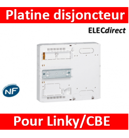 Legrand - Platine disjoncteur branchement et/ou compteur Linky/CBE - DRIVIA 13M et 18M - 401182