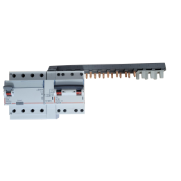 LEGRAND - dif. DX3-ID 4P 25A - 30mA - AC + Module 4P + Peigne 13M + Disj. 4P 10A - 411660+406301+405201+406908