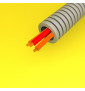 Preflex - Gaine électrique ICTA préfilée - diamètre 16 mm - 3X1,5 mm² - R/O/O - rouleau 100 m - Réf : PFG16E31541