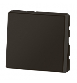 Legrand - Mosaic Easy LED - Interrupteur ou va-et-vient - 10AX - 250V~ - Noir Mat - 2 modules - Réf : 079111L