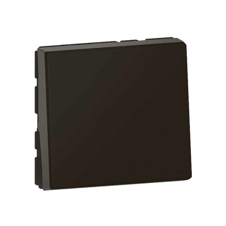 Legrand - Interrupteur ou va-et-vient Easy LED- 10AX - 250V~ - 2 modules - Noir Mat - Mosaic - Réf : 079111L