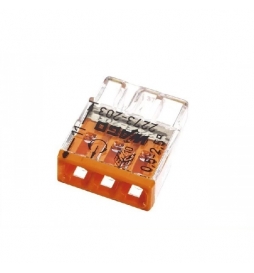 WAGO - Boîte de 100 Bornes auto fils rigide 3 x 2,5mm2 - Réf.: WAG 2273-203