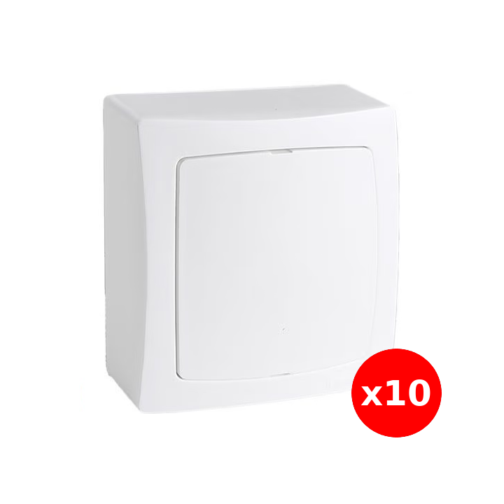 Legrand - Oteo - LOT de 10 Boîtes de dérivation - Blanc - Ref. : 086057x10