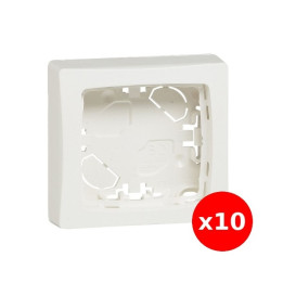 Legrand - Oteo - LOT de 10 Cadres saillie 1 poste - Blanc - Ref. : 086091x10