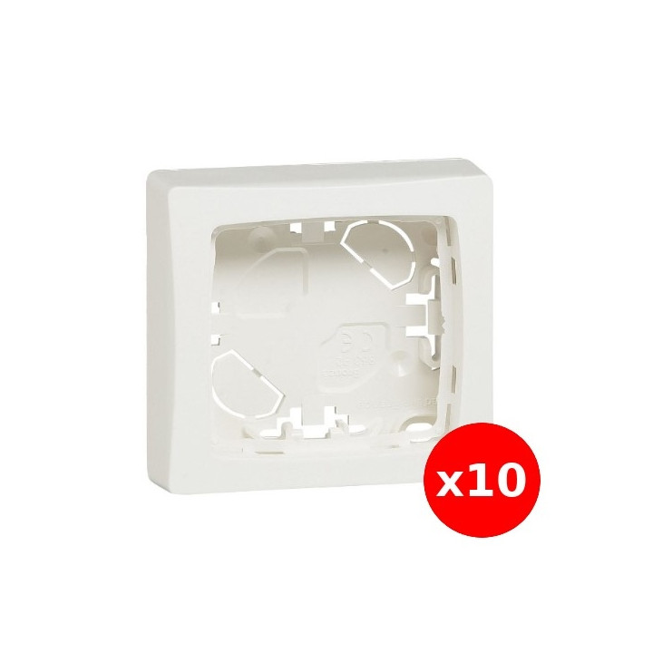 Legrand - Oteo - LOT de 10 Cadres saillie 1 poste - Blanc - Ref. : 086091x10