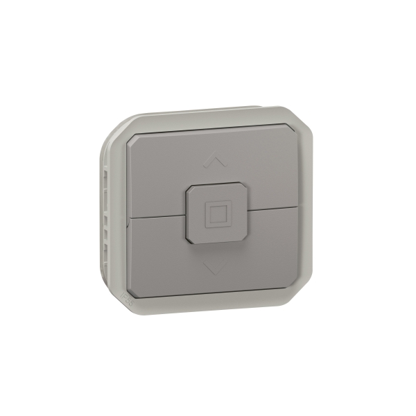 Legrand Plexo - Interrupteur pour volets roulants - 250V - composable - IP55/IK08 - Gris - Réf : 069538L
