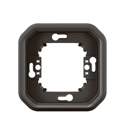 Legrand Plexo - Support plaque étanche - Encastré - 1 poste - Anthracite - Réf : 069606L