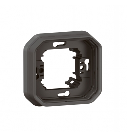Legrand Plexo - Support plaque étanche - Encastré - 1 poste - Anthracite - Réf : 069606L