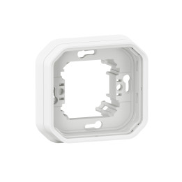Legrand - Plexo L - Support plaque - Encastré - 1 poste - Blanc - Réf : 069692L
