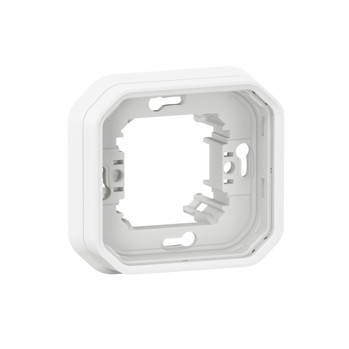 Legrand - Plexo L - Support plaque - Encastré - 1 poste - Blanc - Réf : 069692L
