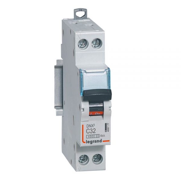 LEGRAND - DISJONCTEUR DNX3 PH/N - 32A - VIS/VIS - Réf : 406777