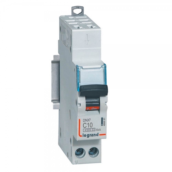 LEGRAND - DISJONCTEUR DNX3 PH/N - 10A - AUTO/VIS - Réf : 406881
