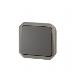 Legrand Plexo - Interrupteur ou Va-et-Vient - composable - anthracite - 10A - 250V - IP55/IK08 - Réf : 069801L