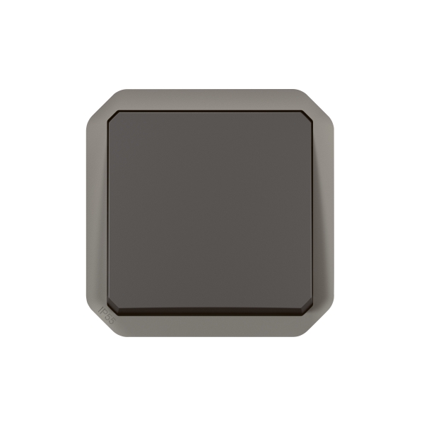 Legrand Plexo - Interrupteur ou Va-et-Vient - composable - anthracite - 10A - 250V - IP55/IK08 - Réf : 069801L