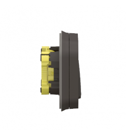 Legrand Plexo - Interrupteur ou Va-et-Vient - encastré - anthracite - 10A - 250V - IP55/IK08 - Réf : 069881L
