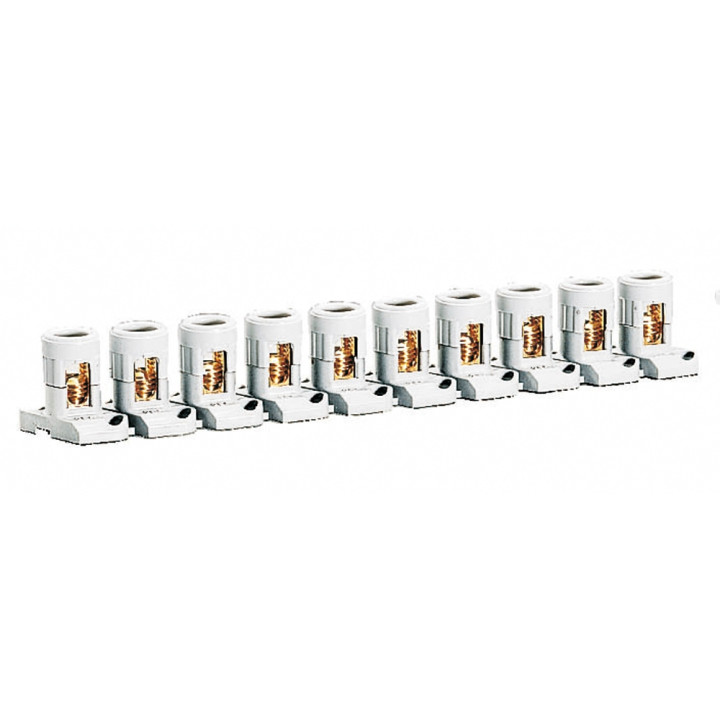 Legrand - Barrette de 10 bornes séparables 2 x 10 mm2 - Réf : 034001