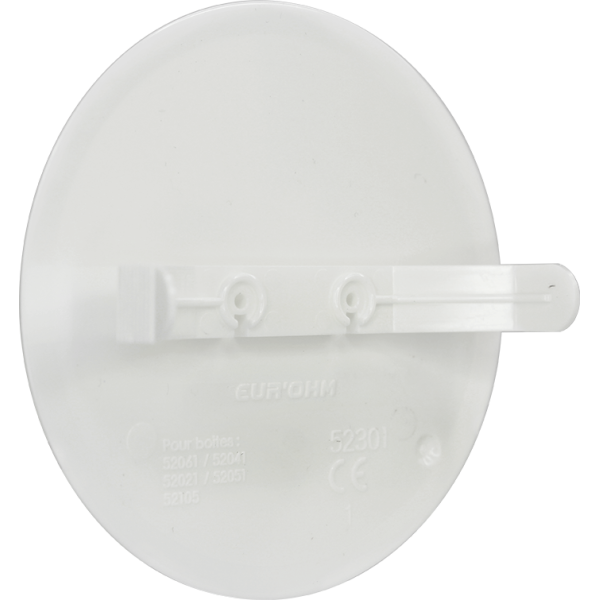 Eur'Ohm - Couvercle à clips - Ø80 mm - Réf : 52301