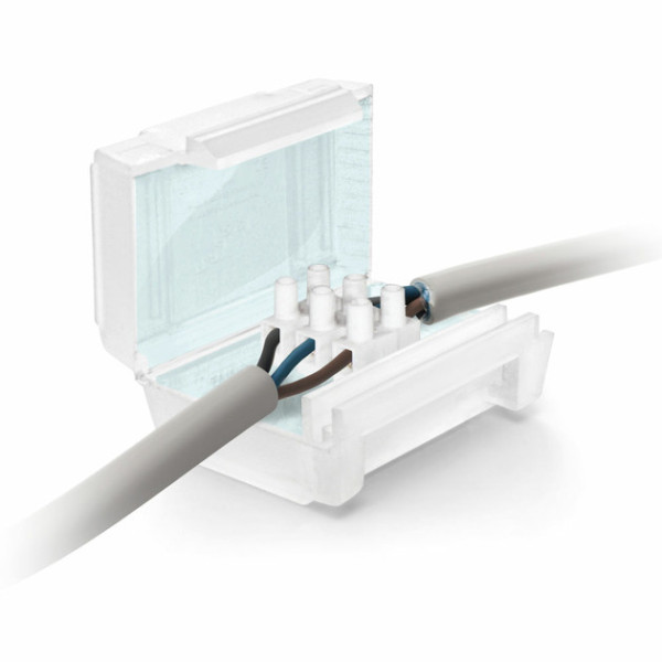 Ray Tech - Gel cover line - Accessoire pré-rempli en gel - 63x35x28 - Prêt à l'emploi - 2x4mm2 - OHM