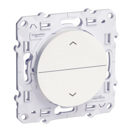 Schneider Odace - Poussoir volets-roulant 2 boutons montée/descente - Réf : S520207