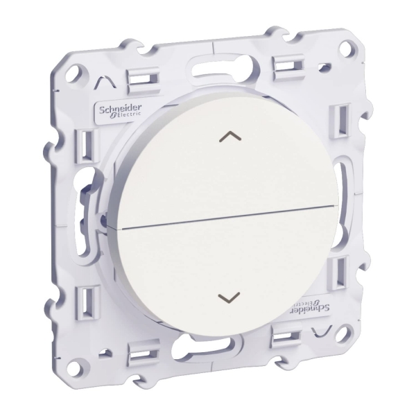 Schneider Odace - Poussoir volets-roulant 2 boutons montée/descente - Réf : S520207