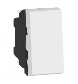 Legrand Poussoir ou poussoir inverseur Mosaic Easy-Led 6A 250V 1 module blanc Réf : 077030L
