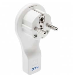 GTV Lighting - Prise extra plate - 2P+T - Blanc - Réf : AE-VA1UNI-00