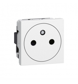 Legrand Mosaic L - Prise de courant 2P+T 16A Surface - Bornes auto - Blanc - Réf : 077111L
