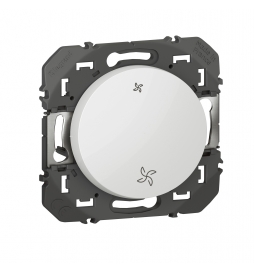 Legrand - Commande VMC interrupteur Dooxie - Finition Blanc - Réf : 600007