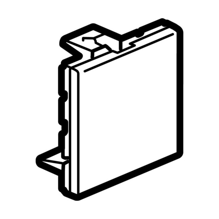 Legrand - Mosaic L - Obturateur 2 modules - Blanc - Réf : 277071L