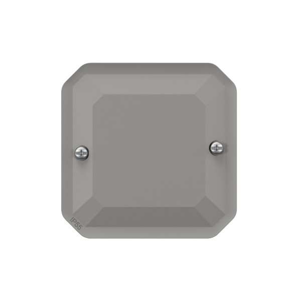 Legrand Plexo - Obturateur étanche avec enjoliveur finition gris - IP55/IK08 - Réf : 069537L